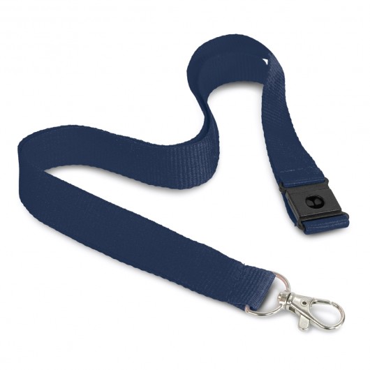 3D Logo Lanyards navy